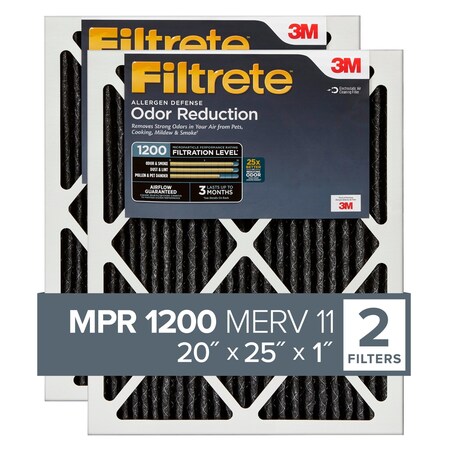 Filtrete Allergen Defense Pleated Air Filter, 6 PK AOR03-2P-6E-NA